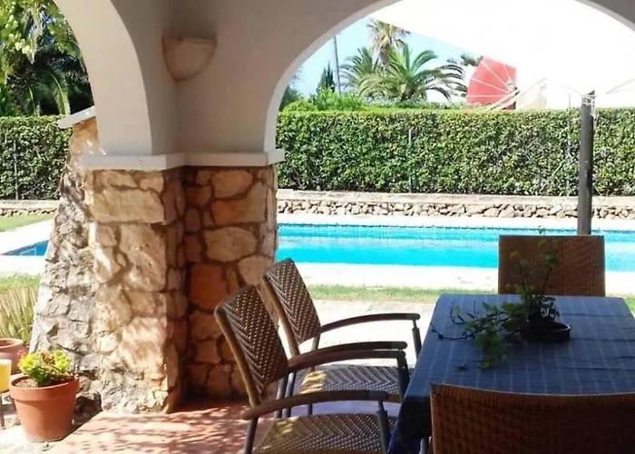 Privada Con Piscina Y Jardin A 200 Metros De La Playa Сasa de vacaciones Sa Caleta